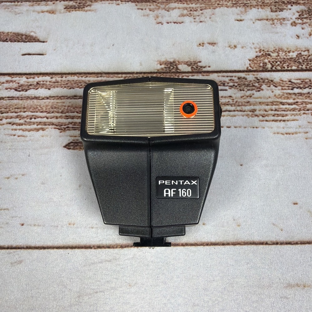 Pentax AF-160 Vintage Shoe Mount Flash Unit for Film Cameras